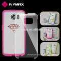 High quality for Samsung S6 clear bumper frame TPU case